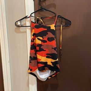 Never worn shein camo tank top